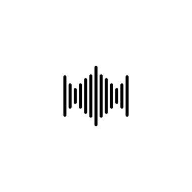 Ses dalgaları illüstrasyon vektör