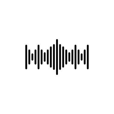 Ses dalgaları illüstrasyon vektör