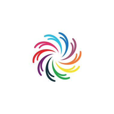 Girdap vektör çizim simgesi