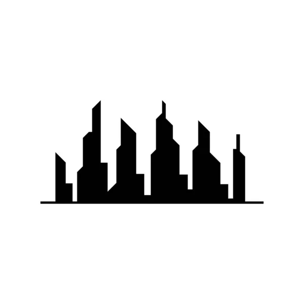 Moderne Stadtsilhouette. Stadtsilhouette. Vektorillustration — Stockvektor