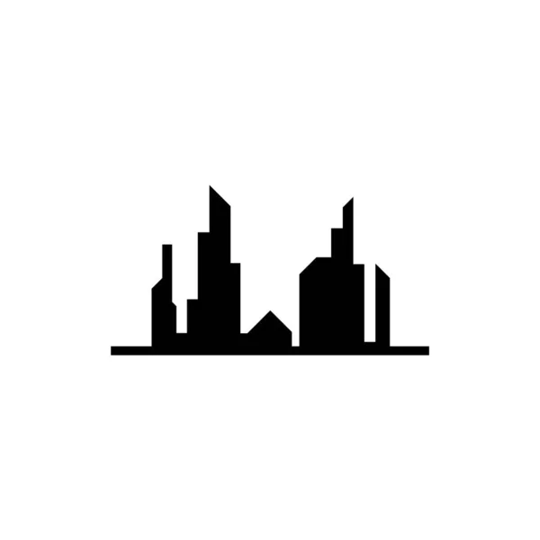 Moderne Stadtsilhouette. Stadtsilhouette. Vektorillustration — Stockvektor