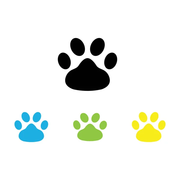 Hond print pictogram vector logo eps — Stockvector