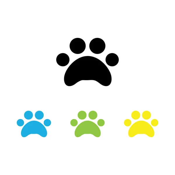 DOG print icon vector logo eps — Stock Vector