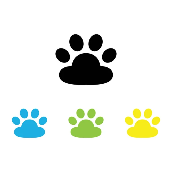 DOG print icon vector logo eps — Stock Vector