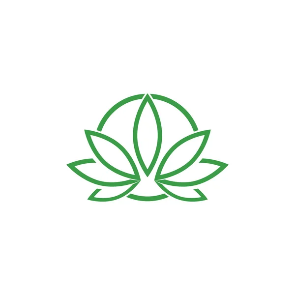 Skönhet Vector lotus logotyp — Stock vektor
