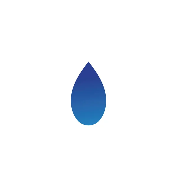 Gota de agua Logo Plantilla vector — Archivo Imágenes Vectoriales