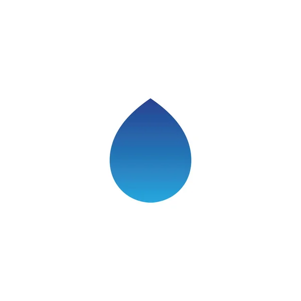 Gota de agua Logo Plantilla vector — Archivo Imágenes Vectoriales