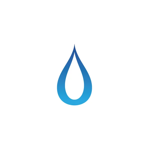 Gota de agua Logo Plantilla vector — Archivo Imágenes Vectoriales