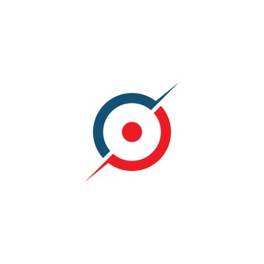 Pusula Logo Şablonu vektör resimleme tasarımı 