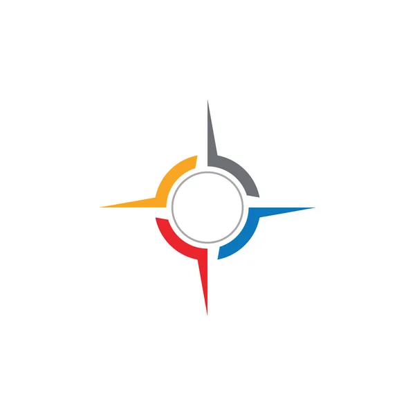 Pusula Logo Şablonu vektör resimleme tasarımı 