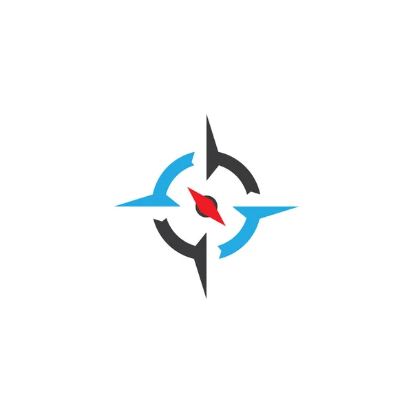 Pusula Logo Şablonu vektör resimleme tasarımı 