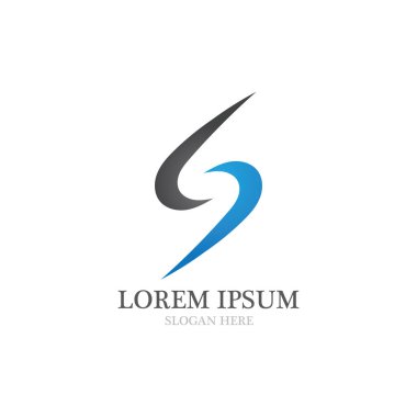 İş kurumsal S harfi logo