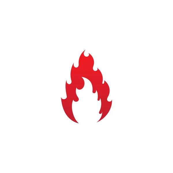 Illustration vectorielle de flamme de feu — Image vectorielle