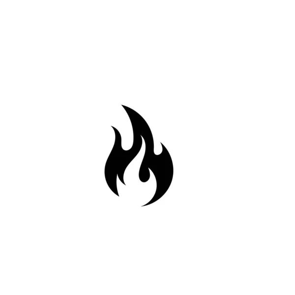 Fiamma fuoco vettoriale illustrazione design — Vettoriale Stock