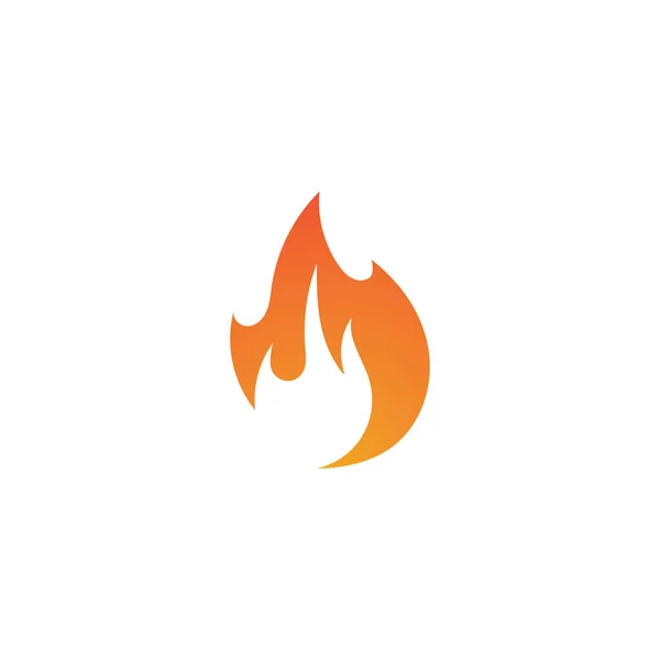 Feuer Flammenvektor Illustration Design — Stockvektor