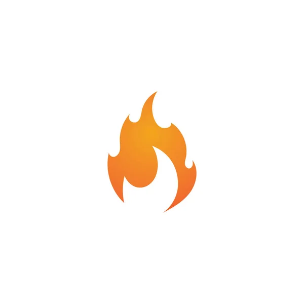 Feuer Flammenvektor Illustration Design — Stockvektor