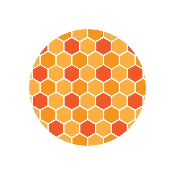 Fundo favo de mel. Padrão de favo de mel. Hexagon backgr abstrato — Vetor de Stock