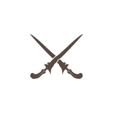 Kris ya da keris özenle oyulmuş sapı ve dalgalı b ile