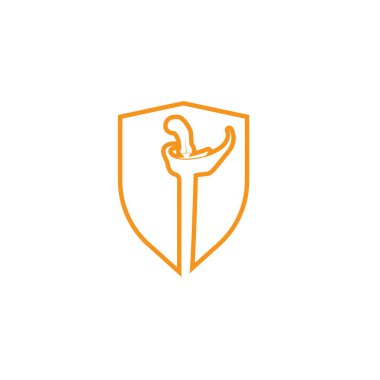 Kalkan ve keris özenle oyulmuş sapı ve dalgalı bl ile