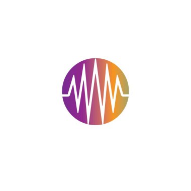 Ses dalgaları illüstrasyon vektör