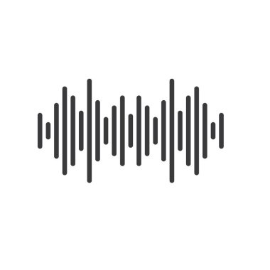 Ses dalgaları illüstrasyon vektör