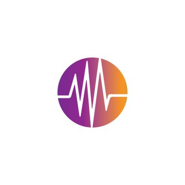 Ses dalgaları illüstrasyon vektör