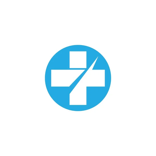 Logo dell'ospedale e simboli icone modello — Vettoriale Stock