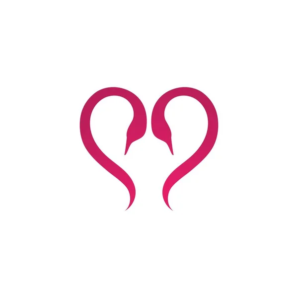 Swan logo Premium and symbol — Stock Vector