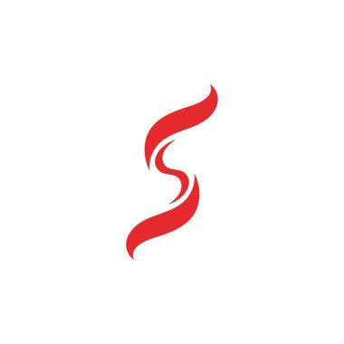  S logosu. Şirket mektup tasarımı. 