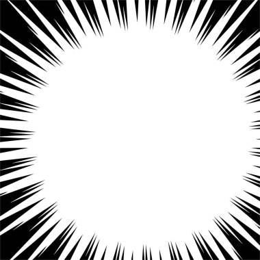 Hız Çizgileri Çizgi Roman Tasarım Element Vektörü 