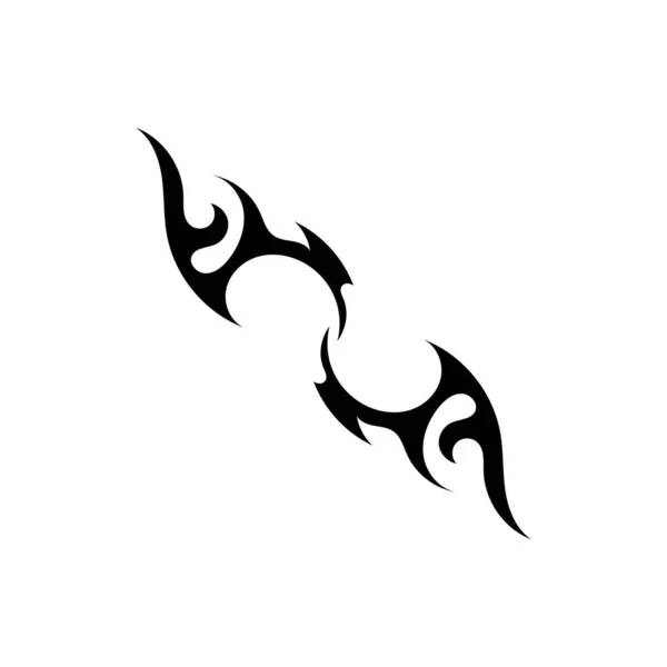 Tribal tattoos. Art tribal tattoo. Vector sketch of a tattoo — 스톡 벡터