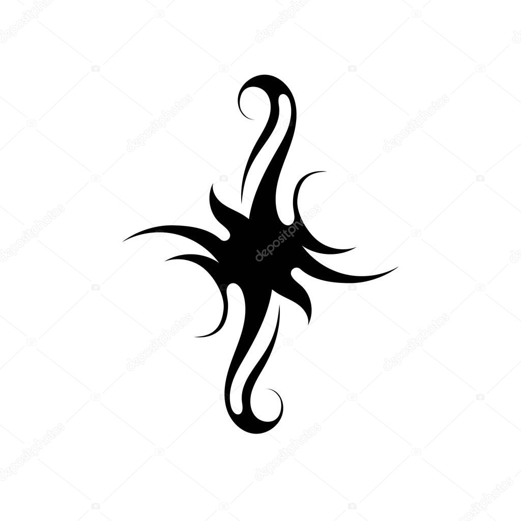 Tribal tattoos. Art tribal tattoo. Vector sketch of a tattoo. Idea for design