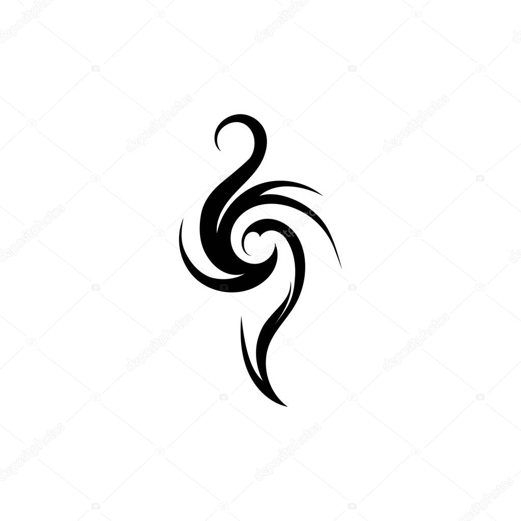 Tribal tattoos. Art tribal tattoo. Vector sketch of a tattoo. Idea for design