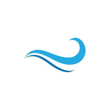 Sea wave logo ocean storm tide waves wavy river vector
