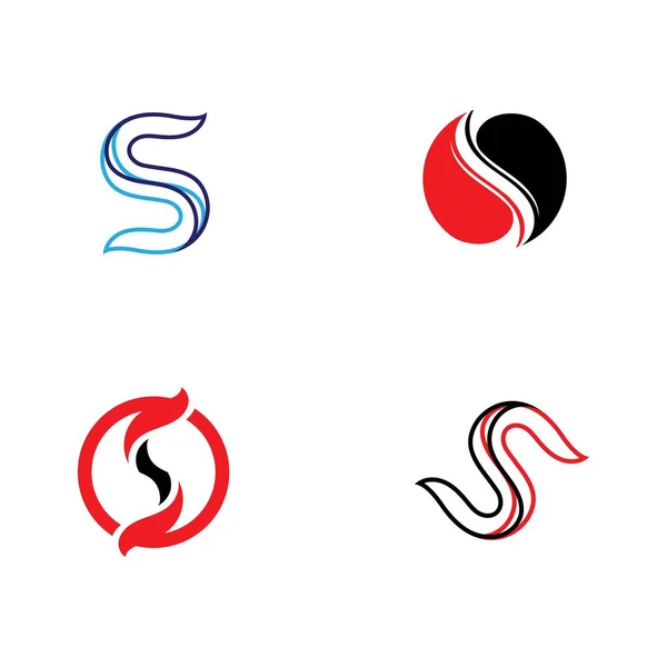 โลโก้ตัวอักษร S ขององค์กรธุรกิจ — ภาพเวกเตอร์สต็อก