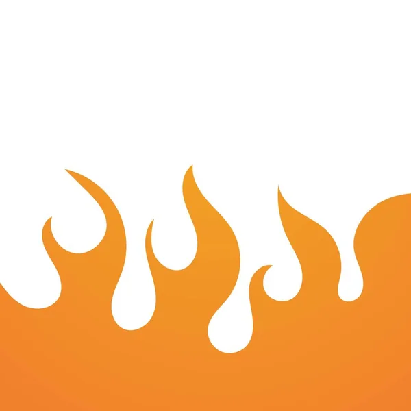 Fire flame background vector illustration design — 스톡 벡터