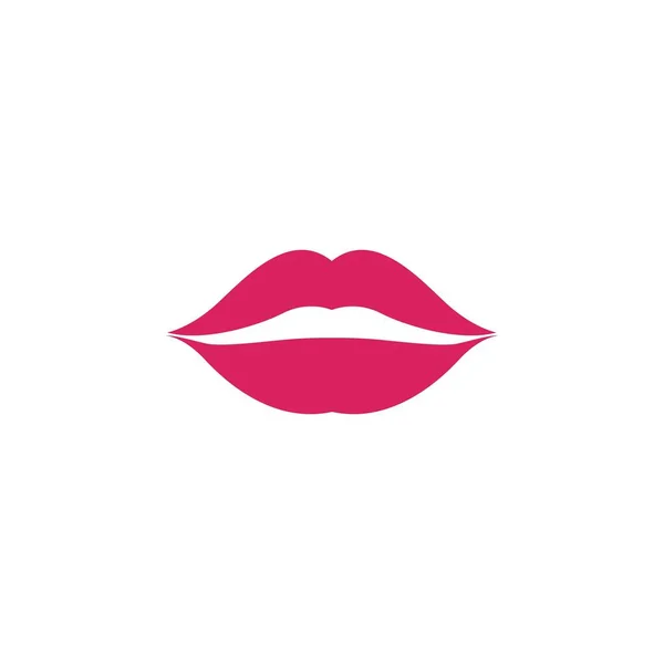 唇のアイコン化粧品ロゴベクトルテンプレート — ストックベクタ