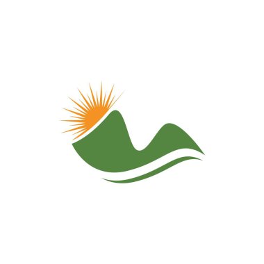 Mountain logo and symbol design vector