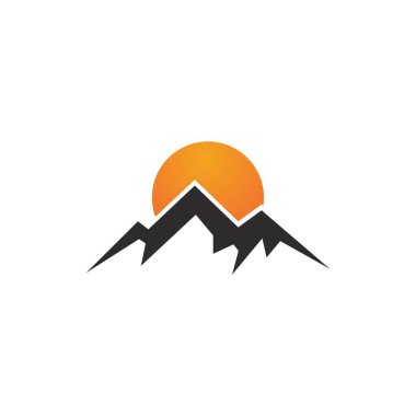 Mountain logo and symbol design vector