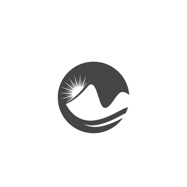 Logo Górskie Wektor Projektowania Symboli — Wektor stockowy