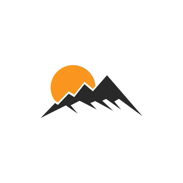Logotipo Montaña Vector Diseño Símbolo — Archivo Imágenes Vectoriales