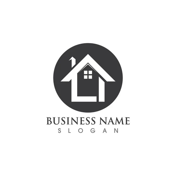 Home Logo Symbool Vector — Stockvector