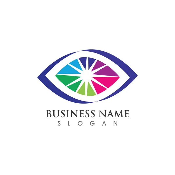 Branding Identity Corporate Eye Care vector logo design