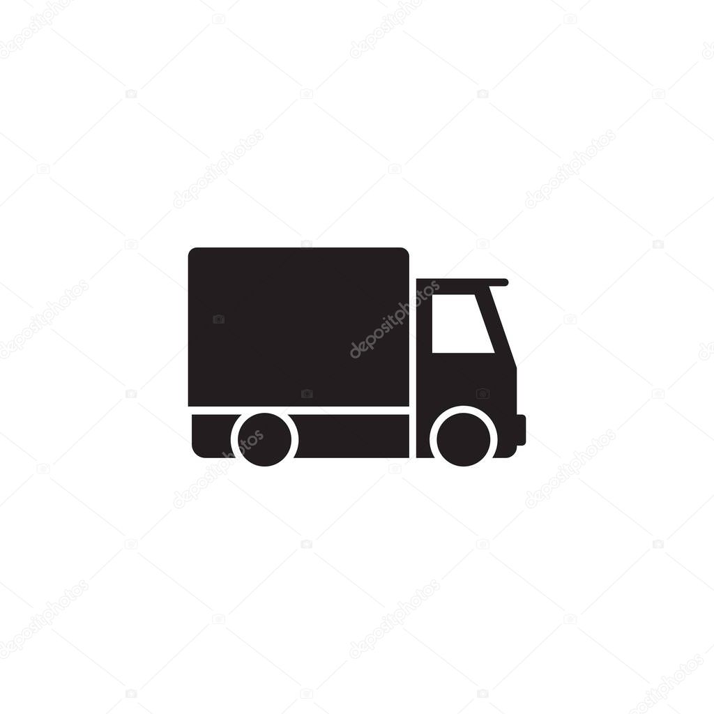 truck icon and symbol template vector