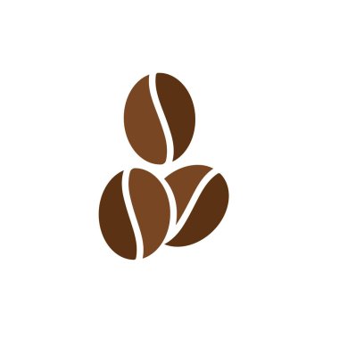 Kahve Logo Şablon vektör tasarımı oldu