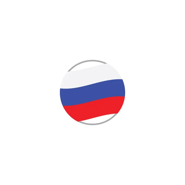 Signo Símbolo Bandera Rusa — Archivo Imágenes Vectoriales