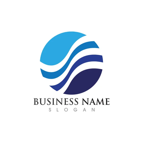 Business Finance Logo Template Vector Icon Design — Stock Vector