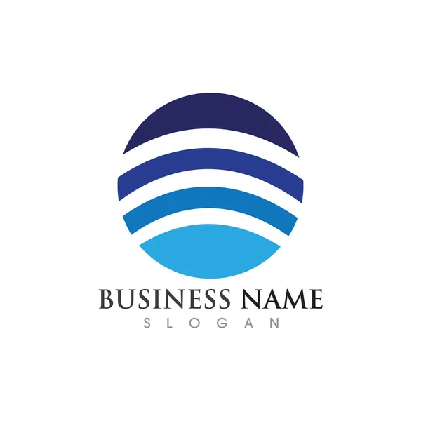 Business Finance Logo Mall Vektor Ikon Design — Stock vektor