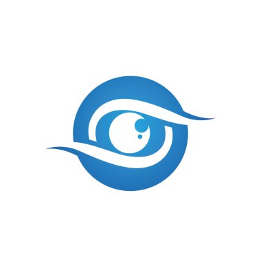 Marka Kimliği Kurumsal Göz Bakımı vektör logosu