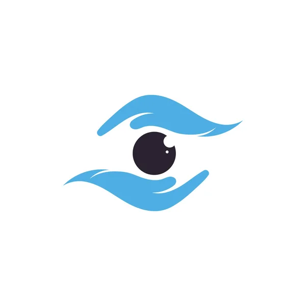 Εταιρική Ταυτότητα Eye Care Vector Logo — Διανυσματικό Αρχείο